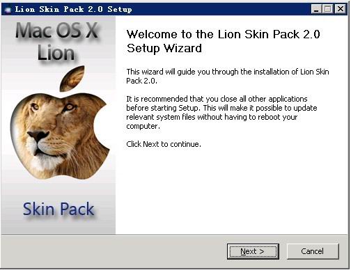 XP仿苹果主题 Lion Skin Pack v2.0 官方版